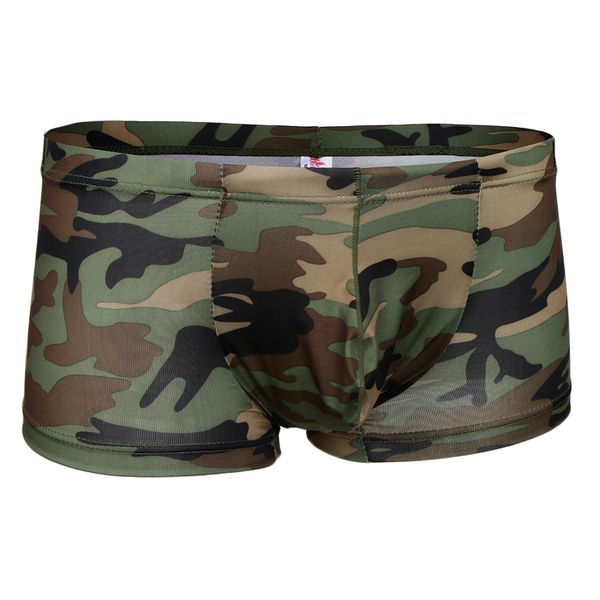 army green camouflage patterned men briefs shorts underwear trunks, White;black 
army green camouflage patterned men briefs shorts underwear trunks, White;black
