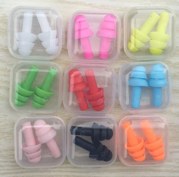 silicone earplugs learn waterproof swimming, noise reduction, anti-snoring, sleep earplugs soft and flexible ear plugs 12 colors 2019
silicone earplugs learn waterproof swimming, noise reduction, anti-snoring, sleep earplugs soft and flexible ear plugs 12 colors 2019
