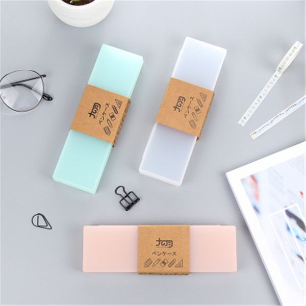 creative stationery simple solid color translucent matte pencil case pencil case texture pencil case student supplies
creative stationery simple solid color translucent matte pencil case pencil case texture pencil case student supplies
