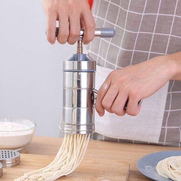 руководство из нержавеющей стали лапши чайник пресс паста машина crank cutter фрукты соковыжималка посуда создание спагетти кухни инструмент
руководство из нержавеющей стали лапши чайник пресс паста машина crank cutter фрукты соковыжималка посуда создание спагетти кухни инструмент
