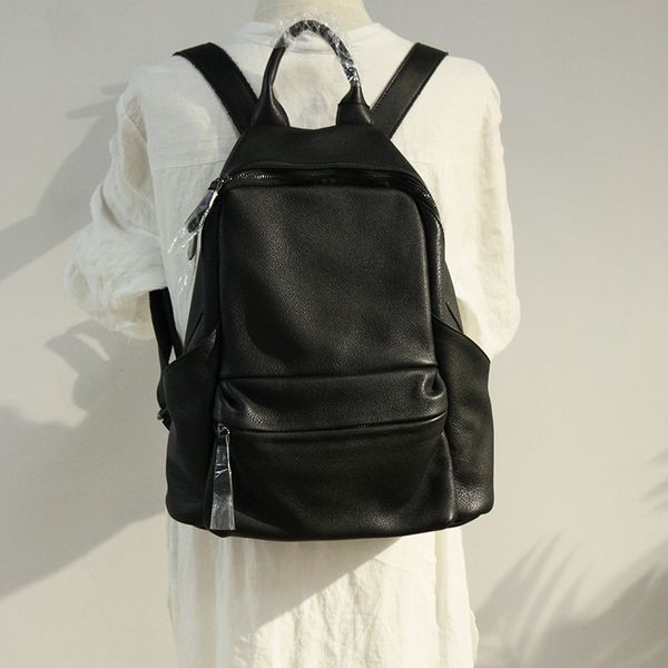 women backpack genuine leather school backpacks for teenage girls black soft casual travel bolsas feminima mochila big women bag
women backpack genuine leather school backpacks for teenage girls black soft casual travel bolsas feminima mochila big women bag