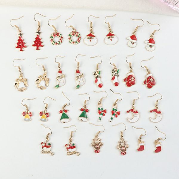 women christmas dangle earrings cute santa claus snowman lovely tree bell romantic christmas gifts for women girls kids, Silver
women christmas dangle earrings cute santa claus snowman lovely tree bell romantic christmas gifts for women girls kids, Silver