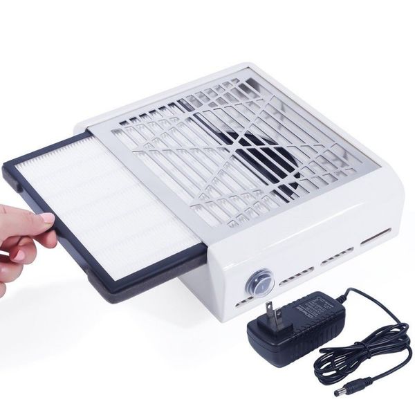 40w nail dust collector fan suction machine vacuum cleaner for manicure salon equipment, Silver
40w nail dust collector fan suction machine vacuum cleaner for manicure salon equipment, Silver