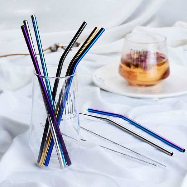304 stainless steel straw reusable metal drinking straw +1 brush bar accessories for 20oz cup drop shipping
304 stainless steel straw reusable metal drinking straw +1 brush bar accessories for 20oz cup drop shipping