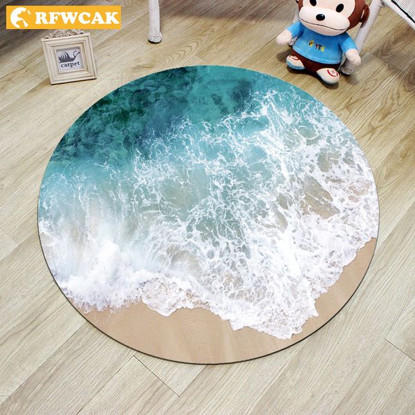 rfwcak 3d sea beach round carpet computer chair pad living room mat kids room bedroom anti-slip rug tapete para sala home decor
rfwcak 3d sea beach round carpet computer chair pad living room mat kids room bedroom anti-slip rug tapete para sala home decor