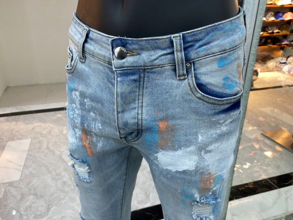 new mens designer jeans pattern fashion side stripe jeans slim jeans skinny spliced ripped stree denim pants, Blue
new mens designer jeans pattern fashion side stripe jeans slim jeans skinny spliced ripped stree denim pants, Blue