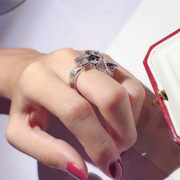 designer rings mechanical leopard diamond ring show women's unique charm highlight women's majesty exquisite gifts for women, Golden;silver
designer rings mechanical leopard diamond ring show women's unique charm highlight women's majesty exquisite gifts for women, Golden;silver