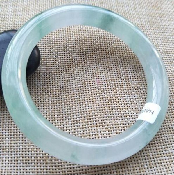 58-60mm 100% certificado de lavanda natural jade jadeÃta pulsera brazalete, Black
58-60mm 100% certificado de lavanda natural jade jadeÃta pulsera brazalete, Black
