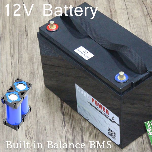 12v 200ah Solar Storage Energy Golf Car Rechargeable Battery 1000w 2000w 12.6v Lithium Ip68 Waterproofing