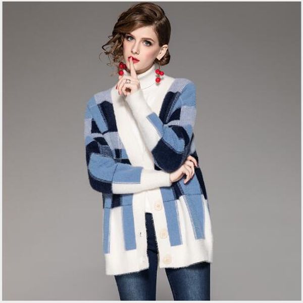 women fur coat 2018 new winter fashion long sleeve single-breasted faux fur jacket female casual loose contrast color overcoat, Black
women fur coat 2018 new winter fashion long sleeve single-breasted faux fur jacket female casual loose contrast color overcoat, Black