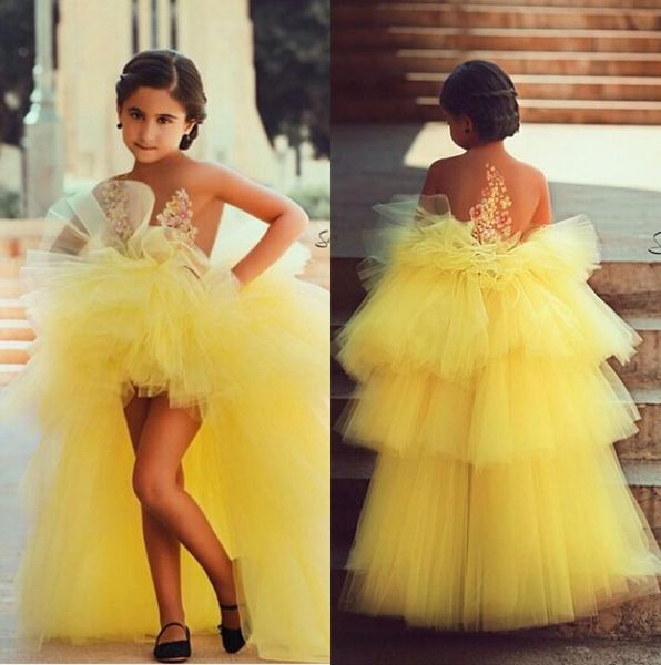 yellow 2019 flower girl dresses for weddings ball gown hi low tulle tiered long first communion dresses for little girls, Red;yellow
yellow 2019 flower girl dresses for weddings ball gown hi low tulle tiered long first communion dresses for little girls, Red;yellow