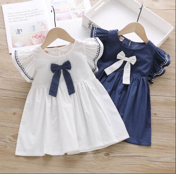 wholesale baby girls summer dress 2020 new children wear korean style flare sleeve princess dress navy white e2024, Red;yellow
wholesale baby girls summer dress 2020 new children wear korean style flare sleeve princess dress navy white e2024, Red;yellow