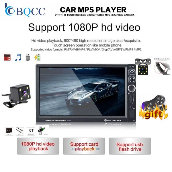 7'' 2 din hd touch screen car bluetooth radio mp5 player stereo fm autoradio usb aux tf + camera kam stereo12v
7'' 2 din hd touch screen car bluetooth radio mp5 player stereo fm autoradio usb aux tf + camera kam stereo12v