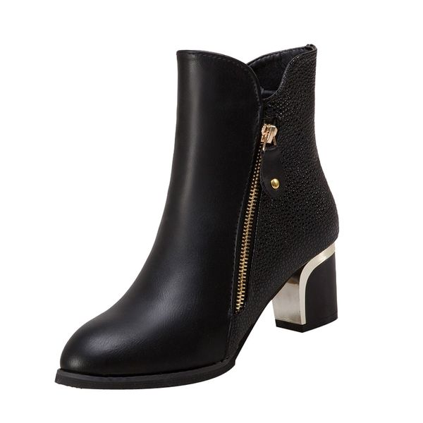 2121 boots women winter shoes british style patent leather fashion female square toe low heels ankle boots women, Black
2121 boots women winter shoes british style patent leather fashion female square toe low heels ankle boots women, Black