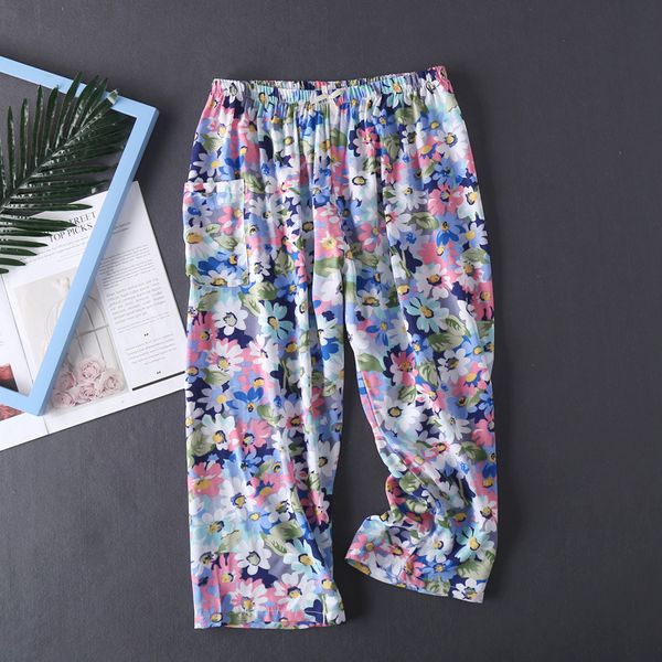 multi-color print summer women fashion loose elastic waist sleep bottom female trendy calf length breathable thin cotton pants, Black;red
multi-color print summer women fashion loose elastic waist sleep bottom female trendy calf length breathable thin cotton pants, Black;red