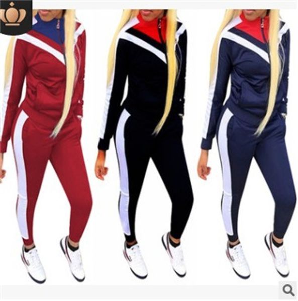 full sleeve patchwork autumn winter tracksuit women set outfit fashion two pieces suits casual overalls black red jumpsuits s-3xl, Gray
full sleeve patchwork autumn winter tracksuit women set outfit fashion two pieces suits casual overalls black red jumpsuits s-3xl, Gray