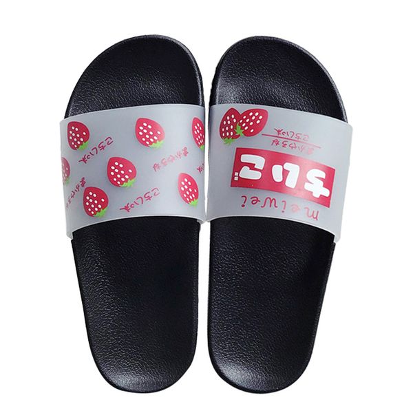 fashion luxury designer women shoes strawberry printing flat wear beach shoes bathroom skidproof soft bottom slipper size 36-40, Black
fashion luxury designer women shoes strawberry printing flat wear beach shoes bathroom skidproof soft bottom slipper size 36-40, Black