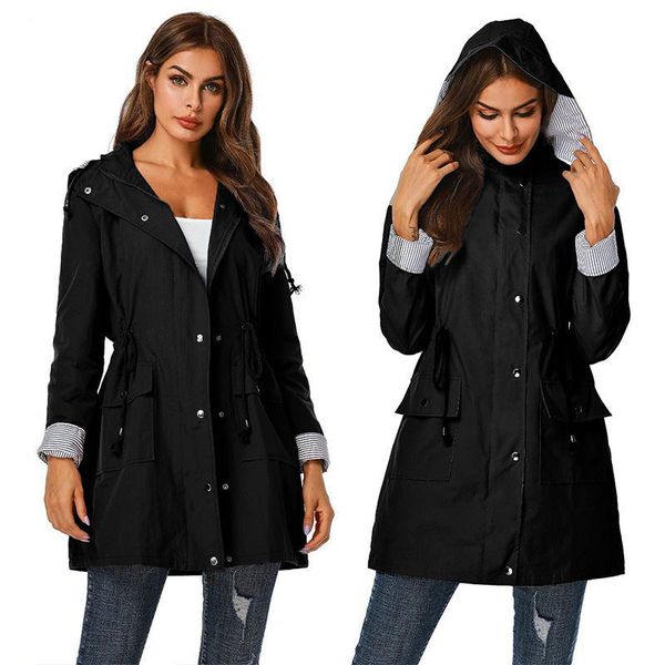 women autumn army green trench coat overcoat outerwear hooded black basic jacket hoody casual coat jacket, Black;brown
women autumn army green trench coat overcoat outerwear hooded black basic jacket hoody casual coat jacket, Black;brown