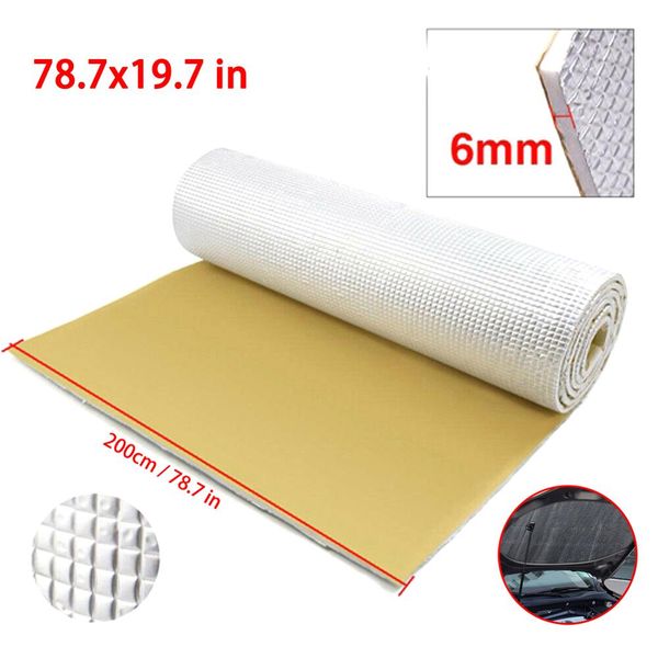 6mm car truck exterior bulkhead firewall indoor heat sound deadening insulation soundproof thermal mat pad aislante termico
6mm car truck exterior bulkhead firewall indoor heat sound deadening insulation soundproof thermal mat pad aislante termico