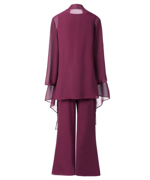 solovedress women 3 pieces chiffon mother of the bride dress pant suits with sleeves outfit jacket wide pantsuit sl-m13, Black;red
solovedress women 3 pieces chiffon mother of the bride dress pant suits with sleeves outfit jacket wide pantsuit sl-m13, Black;red