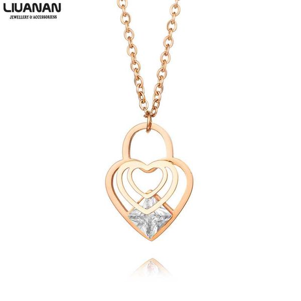 dropshipping lovely lock pendant necklace stainless steel longevity lock zircon necklace women family gifts jewelry accessories, Silver
dropshipping lovely lock pendant necklace stainless steel longevity lock zircon necklace women family gifts jewelry accessories, Silver