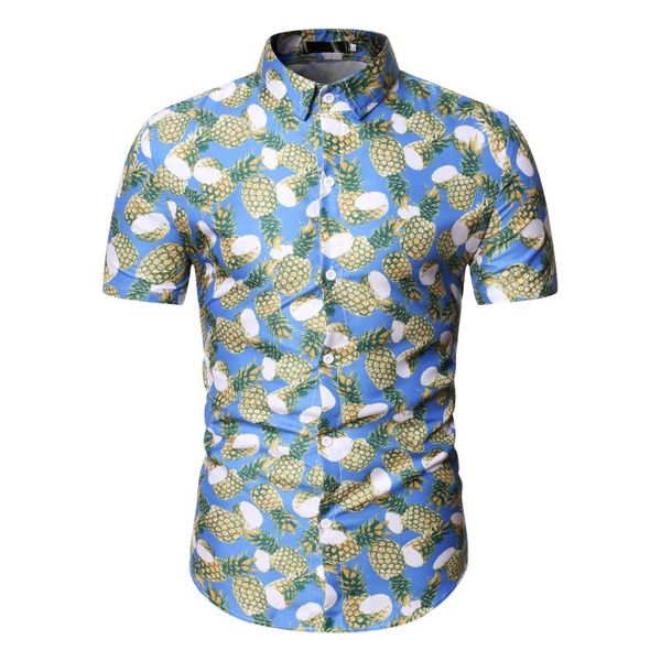 men's casual shirts hawaiian shirt men fruit printing short sleeve slim blouse male fashion beach summer arrival, White;black
men's casual shirts hawaiian shirt men fruit printing short sleeve slim blouse male fashion beach summer arrival, White;black