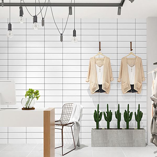 concise stylish slim strip wallpaper ins tv background black and white grid geometry bedroom living room modern and simple pvc wallpaper
concise stylish slim strip wallpaper ins tv background black and white grid geometry bedroom living room modern and simple pvc wallpaper