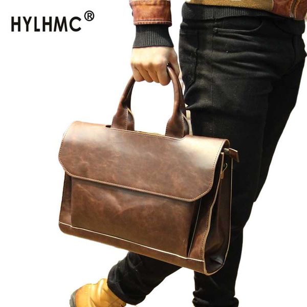 fashion 14" men genuine leather crazy horse messenger bag crossbody shoulder handbag business vintage briefcase bags
fashion 14" men genuine leather crazy horse messenger bag crossbody shoulder handbag business vintage briefcase bags
