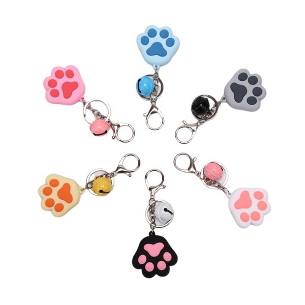 popular women keychain creative three-dimensional cute cat claw key chain key ring pendant soft rubber bell car bag pendant gift, Silver
popular women keychain creative three-dimensional cute cat claw key chain key ring pendant soft rubber bell car bag pendant gift, Silver