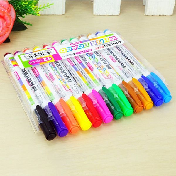 12 color white board assorted colour white board marker pens dry erase easy wipe smooth writing excellent erasiblity
12 color white board assorted colour white board marker pens dry erase easy wipe smooth writing excellent erasiblity