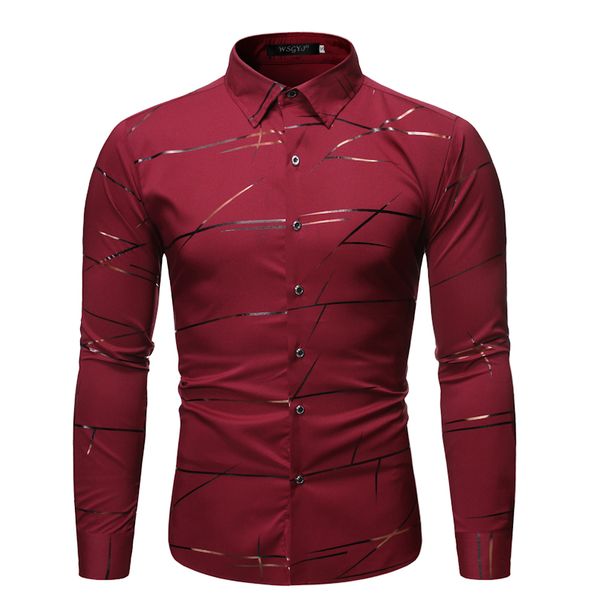 men dress shirt long sleeve slim brand man geometric shirts designer solid male clothing fit business shirts 2xl, White;black
men dress shirt long sleeve slim brand man geometric shirts designer solid male clothing fit business shirts 2xl, White;black