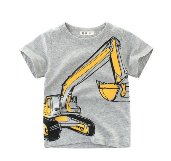 2019 brand summer baby boy t shirt excavator embroidery gray short sleeve boys t shirt pure cotton kids clothes 2-9y, Blue
2019 brand summer baby boy t shirt excavator embroidery gray short sleeve boys t shirt pure cotton kids clothes 2-9y, Blue