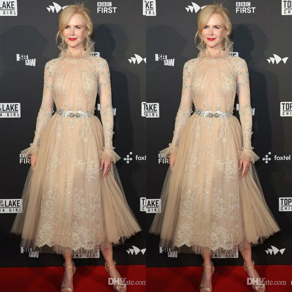 zuhair murad evening dresses sequined high neck long sleeves lace appliques prom gowns illusion tea length special occasion dress, Black;red
zuhair murad evening dresses sequined high neck long sleeves lace appliques prom gowns illusion tea length special occasion dress, Black;red