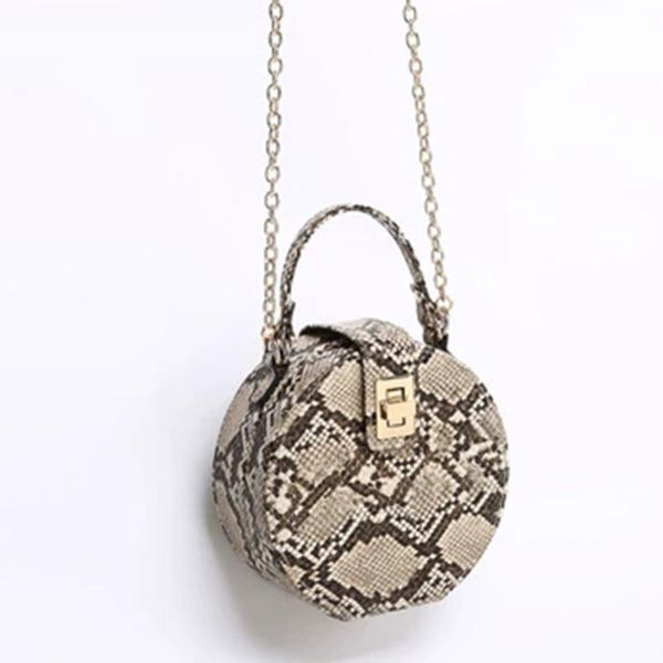 retro serpentine chains round bag for women crossbody bags printed small pu leather shoulder messenger bags ladies snake handbag
retro serpentine chains round bag for women crossbody bags printed small pu leather shoulder messenger bags ladies snake handbag
