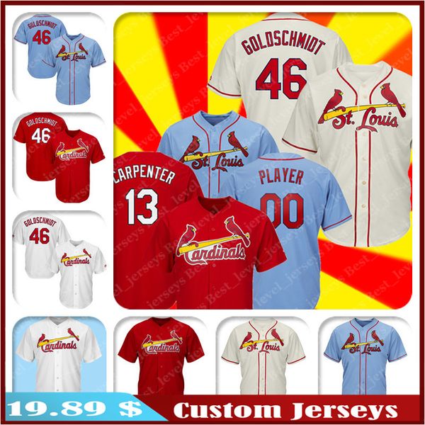 Custom Cardinals Jersey Paul Goldschmidt Jersey Dexter Fowler Harrison Bader Jersey Yadier Molina Ozzie Smith hot sale
Custom Cardinals Jersey Paul Goldschmidt Jersey Dexter Fowler Harrison Bader Jersey Yadier Molina Ozzie Smith hot sale