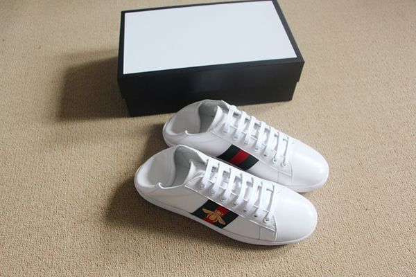 2019 new arrival fashion men women casual shoes luxury designer sneakers shoes genuine leather bee love embroidered size 35-46, Black
2019 new arrival fashion men women casual shoes luxury designer sneakers shoes genuine leather bee love embroidered size 35-46, Black