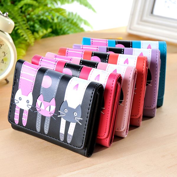 girl's cute wallet cartoon children's kid's 3 folding short wallets and purses women coin female card holder small wallets, Red;black
girl's cute wallet cartoon children's kid's 3 folding short wallets and purses women coin female card holder small wallets, Red;black