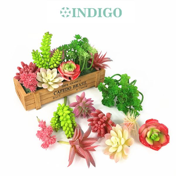 artificial succulent plant (9pcs+1 wood plate)/set desert plastic flower bonsai table decoration greenery plant ing
artificial succulent plant (9pcs+1 wood plate)/set desert plastic flower bonsai table decoration greenery plant ing
