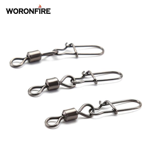 50pcs/lot fishing connector pin bearing rolling swivel 3/0 2/0 1/0 1 2 4 6 8 10 12 14 lure tackle fishing hook accessorries
50pcs/lot fishing connector pin bearing rolling swivel 3/0 2/0 1/0 1 2 4 6 8 10 12 14 lure tackle fishing hook accessorries