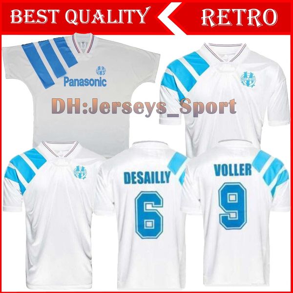 91-92 1993 olympique marseille retro commemorate soccer jersey 25th maillot de foot om papin boli desailly voller marseille football shirts, Black;yellow
91-92 1993 olympique marseille retro commemorate soccer jersey 25th maillot de foot om papin boli desailly voller marseille football shirts, Black;yellow