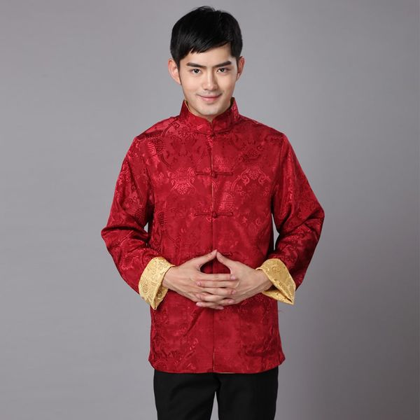 traditional chinese clothing for men new year tang costume male silk two-sided daily winter long sleeve cheongsam qipao gxy, Red
traditional chinese clothing for men new year tang costume male silk two-sided daily winter long sleeve cheongsam qipao gxy, Red