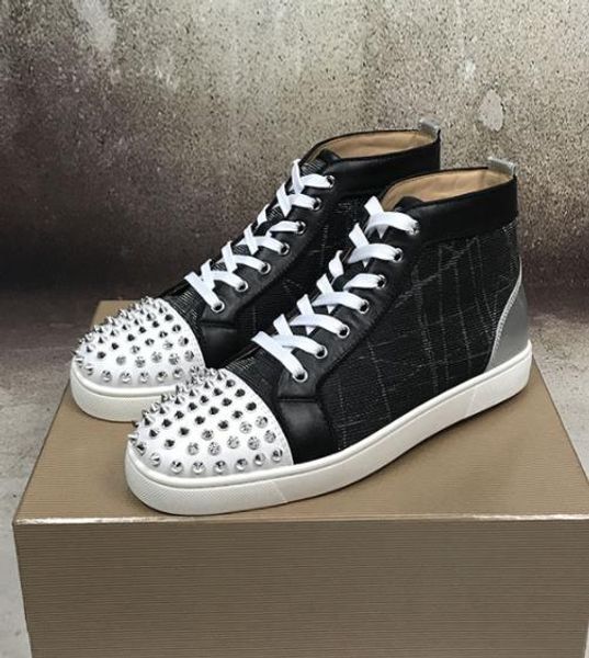 2020 designer shoes studded shoes shoes flats lovers mens bottoms luxurys size womens sneakers red genuine spikes party leather 35-47 c wsnb, Brown;gray 
2020 designer shoes studded shoes shoes flats lovers mens bottoms luxurys size womens sneakers red genuine spikes party leather 35-47 c wsnb, Brown;gray