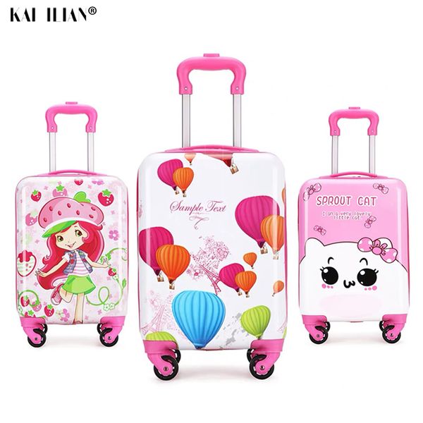 18.5 inch kids cartoon suitcase on wheels children's trolley rolling luggage pc girls travel cabin suitcase cute luggage for kid
18.5 inch kids cartoon suitcase on wheels children's trolley rolling luggage pc girls travel cabin suitcase cute luggage for kid