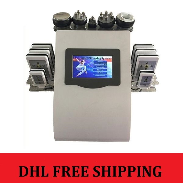 6 in 1 ultrasonic cavitation machine lipo laser 40k rf skin care slimming machine for spa dhl fedex shipping, Black;white
6 in 1 ultrasonic cavitation machine lipo laser 40k rf skin care slimming machine for spa dhl fedex shipping, Black;white