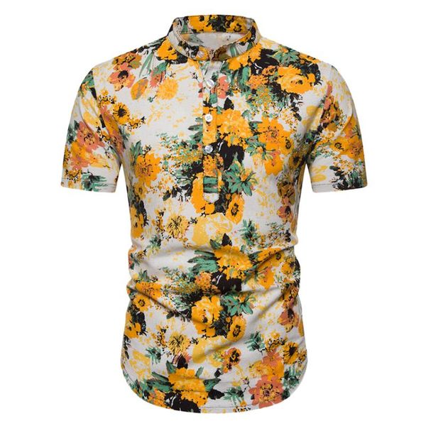 flowers shirt men short sleeve summer fashion print men shirts 2020 new stand collar shirt male beach wear hawaiian shirts, White;black
flowers shirt men short sleeve summer fashion print men shirts 2020 new stand collar shirt male beach wear hawaiian shirts, White;black