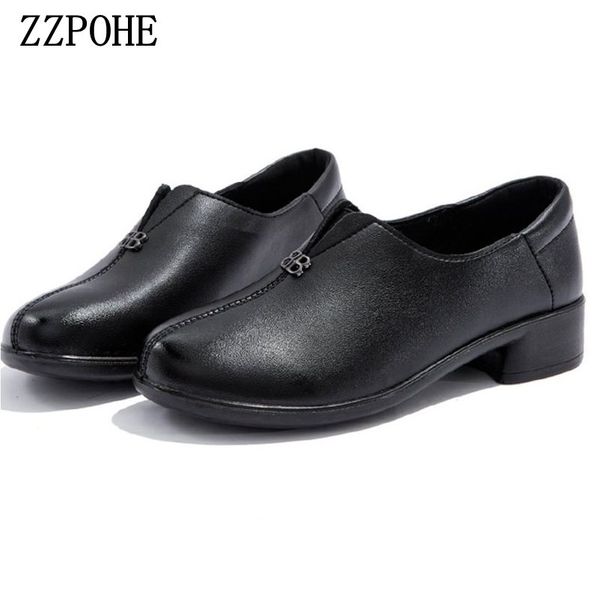 zzpohe spring and autumn mother shoes thick with leather shoes middle-aged single comfortable soft bottom women's, Black
zzpohe spring and autumn mother shoes thick with leather shoes middle-aged single comfortable soft bottom women's, Black