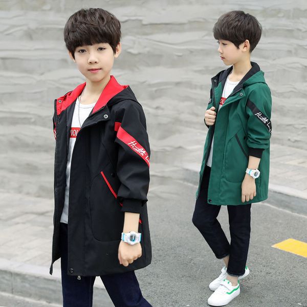 spring autumn teenagers boys trench coat new children fashion casual cotton hooded outerwear for boys long jacket 4-10t 2019 new, Blue;gray
spring autumn teenagers boys trench coat new children fashion casual cotton hooded outerwear for boys long jacket 4-10t 2019 new, Blue;gray