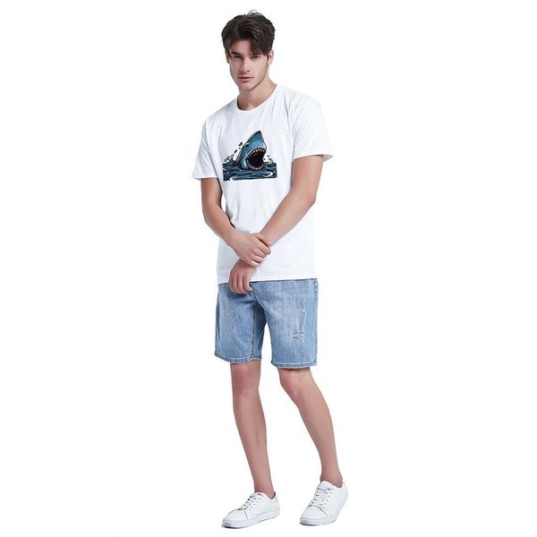 men's t-shirts shark print fashion hipster t shirt tees men cotton summer hip-hop casual street slim fit male short sleeve, White;black
men's t-shirts shark print fashion hipster t shirt tees men cotton summer hip-hop casual street slim fit male short sleeve, White;black