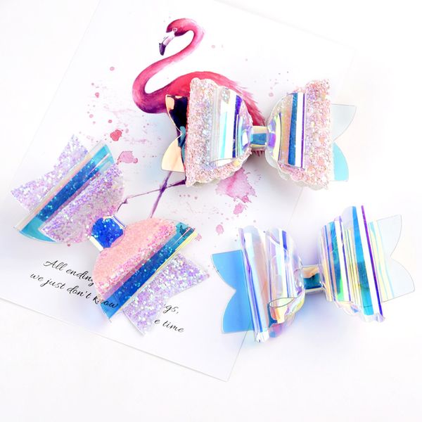 Exquisite 3 Style Girl Hair Bows The PVC Transparent Geometric Hair Clamp Flow Sand bright Girls Hair Accessory
Exquisite 3 Style Girl Hair Bows The PVC Transparent Geometric Hair Clamp Flow Sand bright Girls Hair Accessory