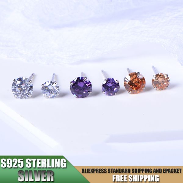 stud earrings for women with s925 sterling silver earrings with zircon jewelry accessories wholesale b043, Golden;silver
stud earrings for women with s925 sterling silver earrings with zircon jewelry accessories wholesale b043, Golden;silver